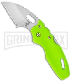 Cold Steel Mini Tuff Lite Green Folding Knife - Satin Plain