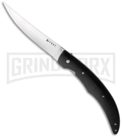 CRKT Surf 'N Turf Black POM Folding Knife - Satin Plain
