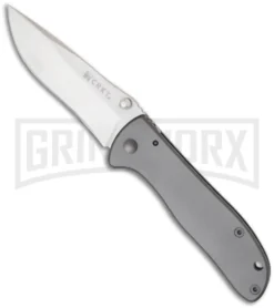 CRKT Drifter Stainless Steel Folding Knife - Satin Plain