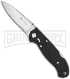 CRKT Lake 111-Z Folding Knife - Satin Serr