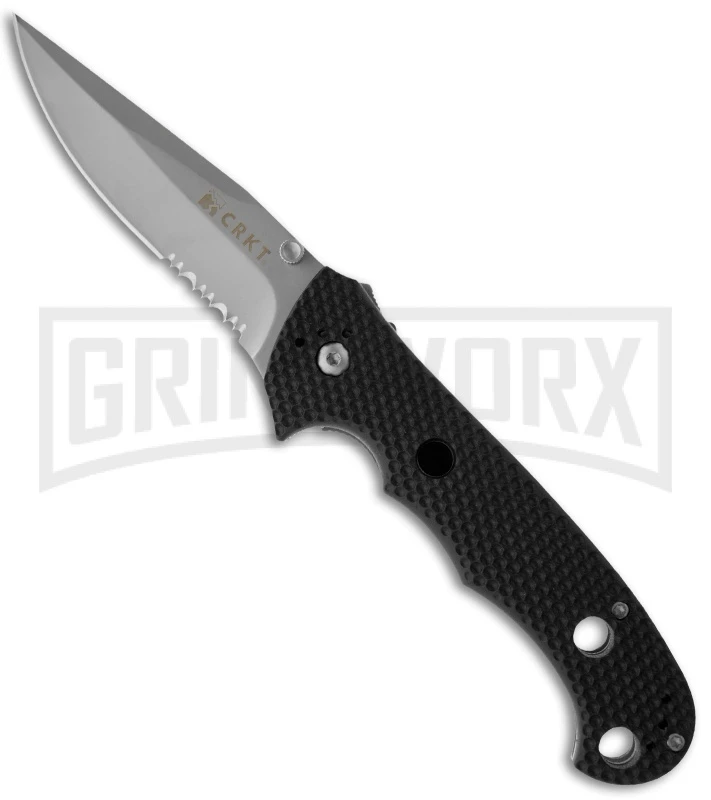 CRKT Hammond Cruiser Folding Knife - Bead Blast Serr 1 CRKT Hammond Cruiser Folding Knife - Bead Blast Serr
