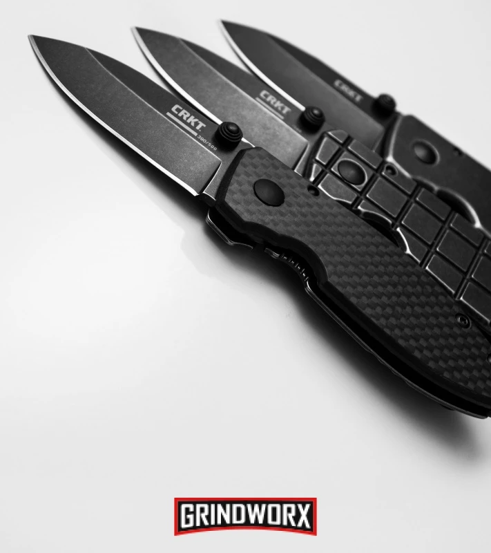 CRKT Squid Folding Knife - Black Stonewash Plain 3 CRKT Squid Folding Knife - Black Stonewash Plain - Image 3
