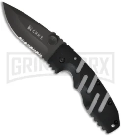 CRKT Ryan Seven Folding Knife - Black Serr