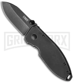 CRKT Squid Folding Knife - Black Stonewash Plain