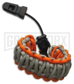 Gerber Bear Grylls Folding Survival Knife W/ Sheath & Paracord Bracelet -Grindworx Shop gerber folding sheath knife survival bracelet combo orange grey black serr 31 002416 bracelet large
