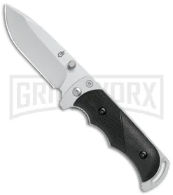 Gerber Freeman Guide Black Folding Knife - Bead Blast Plain