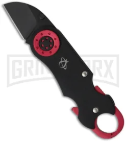 Mantis B-6 Caliper Folding Knife - Black Plain