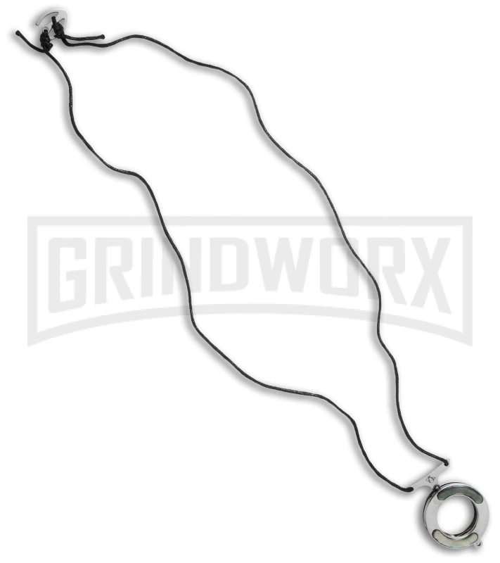 Mantis MK14pa Vicious Circle Abalone Folding Neck Knife - Satin Plain 3 Mantis MK14pa Vicious Circle Abalone Folding Neck Knife - Satin Plain - Image 3