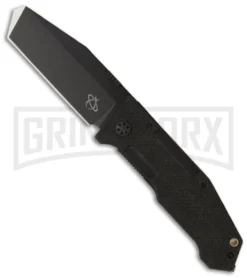 Mantis MT-7.2A Folding Pry Knife - Black Plain
