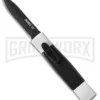 AKC Minion Concord White/Black OTF Automatic Knife - Dagger Black