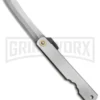 Nagao Higonokami 90mm Silver Friction Folder Knife - Triple SK Plain