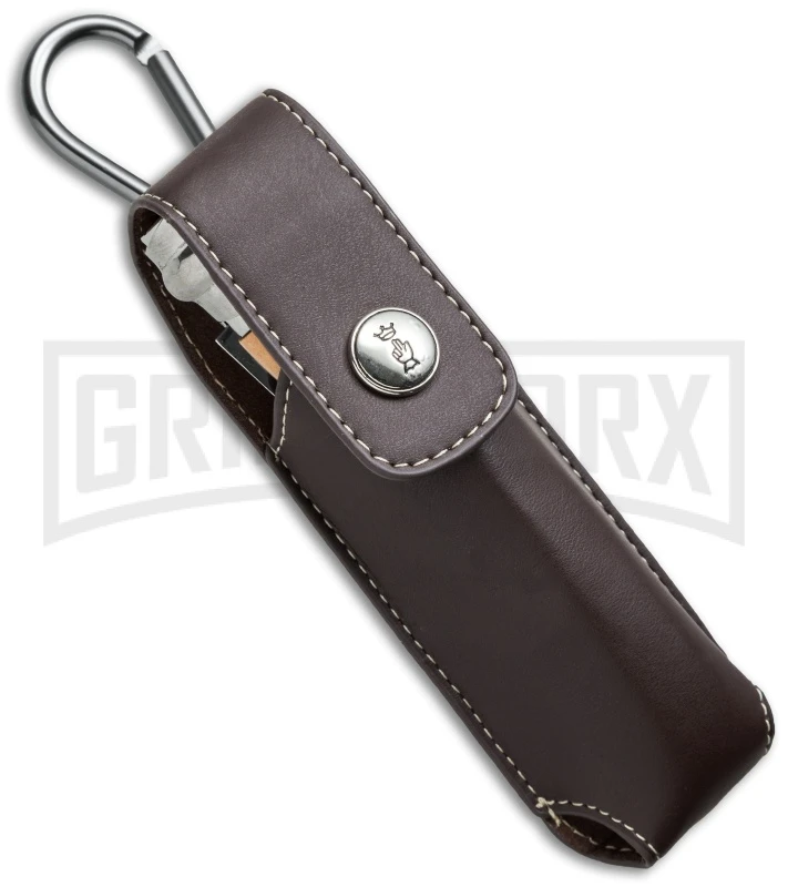 Opinel Knives Slim No. 10 Olive Wood Folding Knife W/Sheath - Stainless Steel 3 Opinel Knives Slim No. 10 Olive Wood Folding Knife W/Sheath - Stainless Steel - Image 3