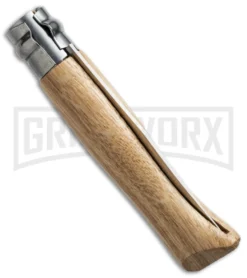 Opinel Knives Nature Series No. 8 Folding Knife Collector Set - Stainless Steel -Grindworx Shop opinel coffret collection 6 animalia chene 001637 side cm large