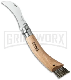 Opinel Knives Mushroom Folding Knife - Stainless Steel Plain