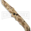 Schrade Extreme Survival SC60DT Desert Camo Automatic Knife - Tanto Plain