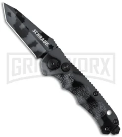 Schrade Mini Extreme Survival SC60MCT Urban Camo Automatic - Tanto Plain